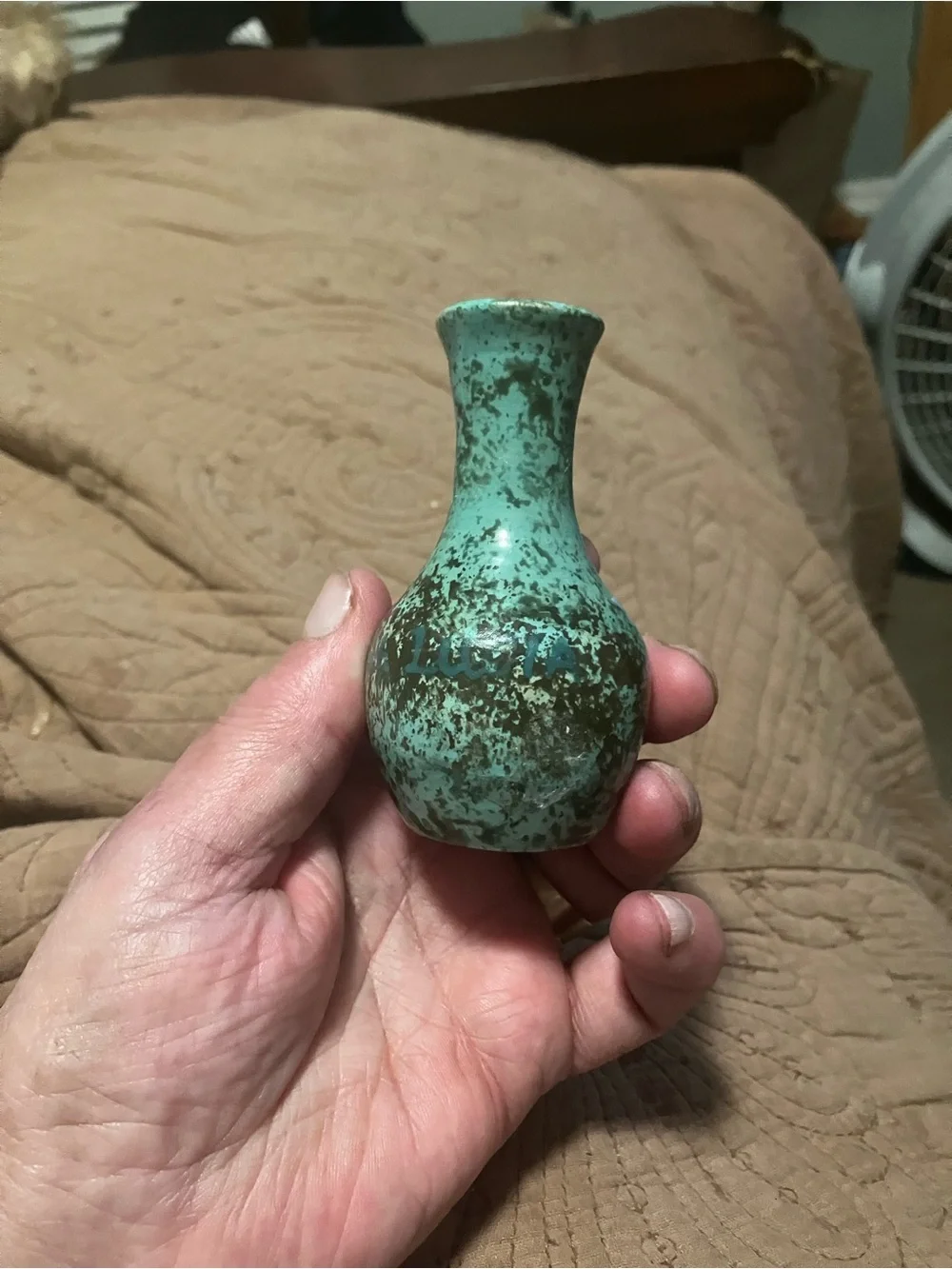 Vintage Hand Crafted Wassi Art Jamaican Pottery Vase